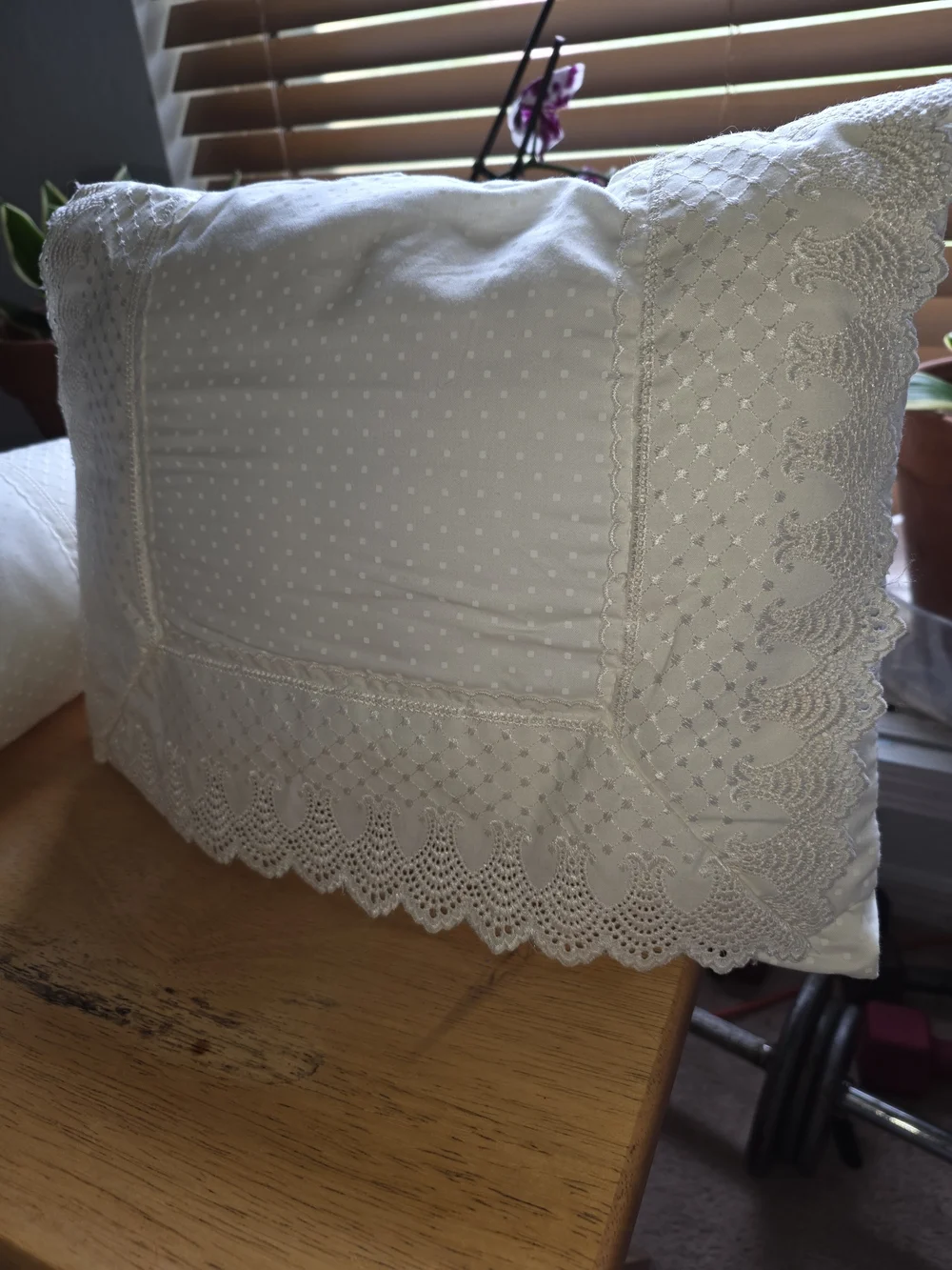 Charisma Lace Pillow and Bolster Set